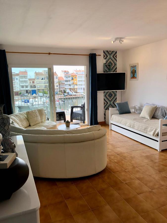 Appartement 80 M2,Port Rhodes D-2 Chambres, Terrasse Panoramique, Vue Sur Le Canal Principal D'Емпуриабрава Екстериор снимка
