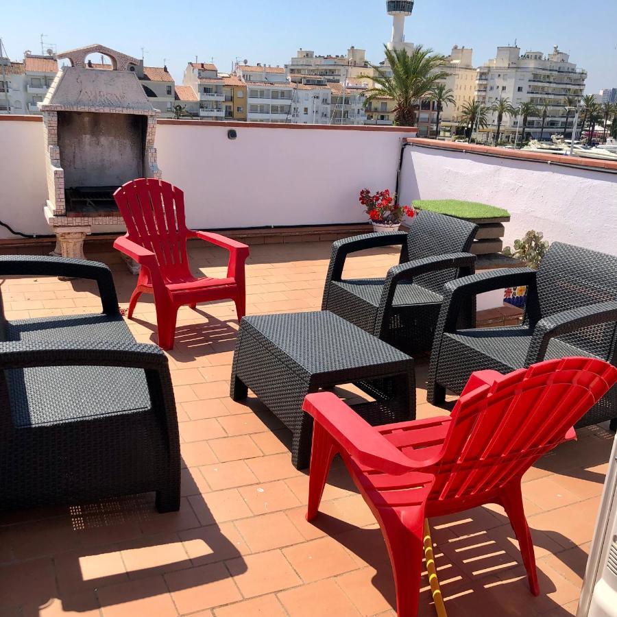 Appartement 80 M2,Port Rhodes D-2 Chambres, Terrasse Panoramique, Vue Sur Le Canal Principal D'Емпуриабрава Екстериор снимка